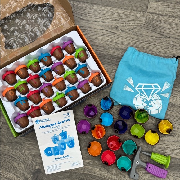 Learning Resources Alphabet
Acorns & Rock 'n Gem Surprise - Picture 1 of 5